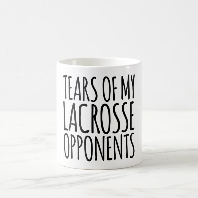 Tears Of My Lacrosse Opponents Kaffeetasse (Mittel)