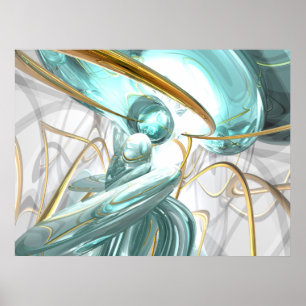 Teary Traum-abstraktes Plakat
