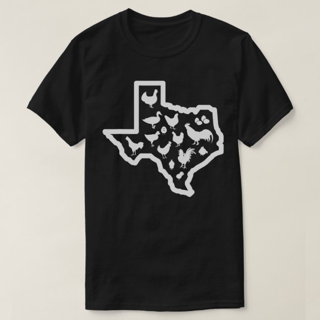 Teas Chickens T-Shirt (Design vorne)