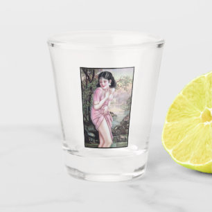 Tease im Stream Oasis von Shanghai China Girl Schnapsglas