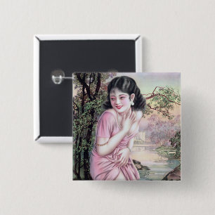 Tease in Stream Oasis von Shanghai China Girl Button