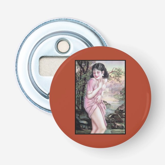 Tease in Stream Oasis von Shanghai China Girl Flaschenöffner (Vorderseite)