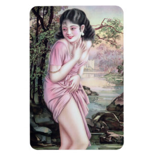 Tease in Stream Oasis von Shanghai China Girl Magnet