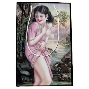 Tease in Stream Oasis von Shanghai China Girl Mittlere Geschenktüte