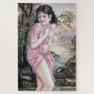 Tease in Stream Oasis von Shanghai China Girl Puzzle