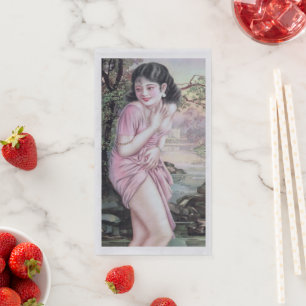 Tease in Stream Oasis von Shanghai China Girl Serviette