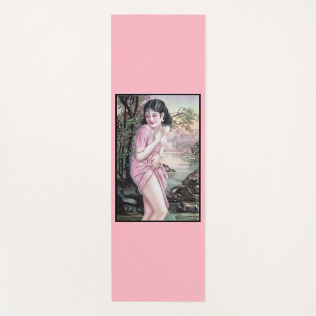 Tease in Stream Oasis von Shanghai China Girl Yogamatte (Vorderseite)