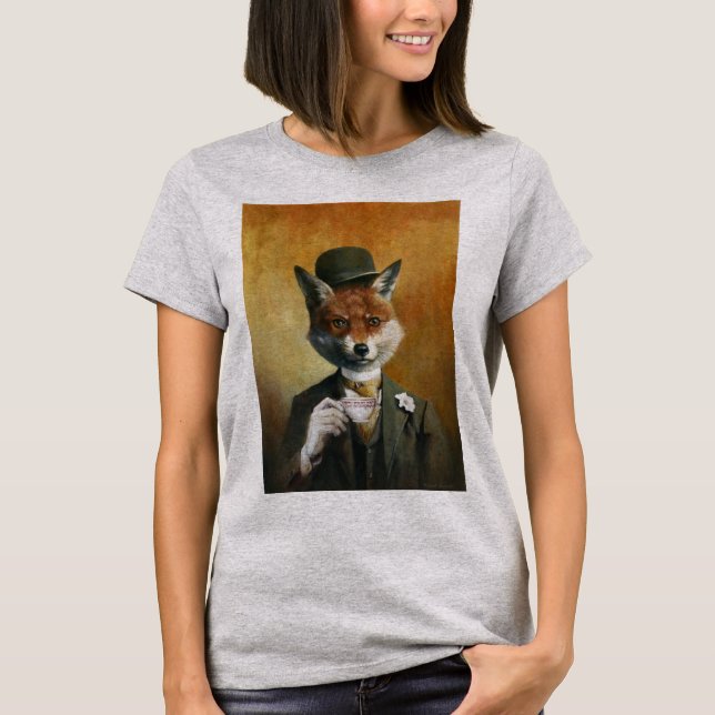Teatime Mr. Fox T - Shirt (Vorderseite)
