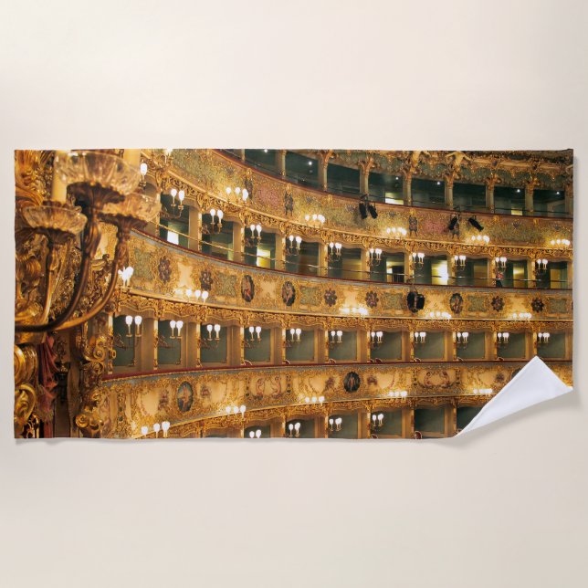 TEATRO LA FENICE Strandtuch (Vorderseite)
