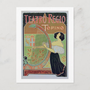 Teatro Regio Torino (Königliches Theater) Postkarte
