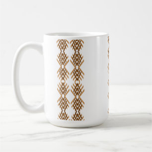 Tebeb Geometrisches Weben – Äthiopischer Stammesst Kaffeetasse