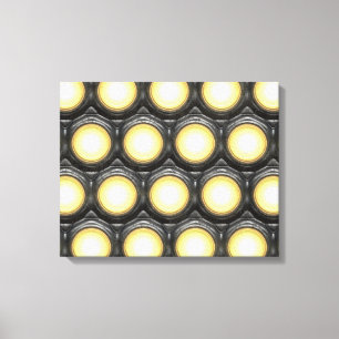 Tec Lights 1 Wrapped Canvas Leinwanddruck