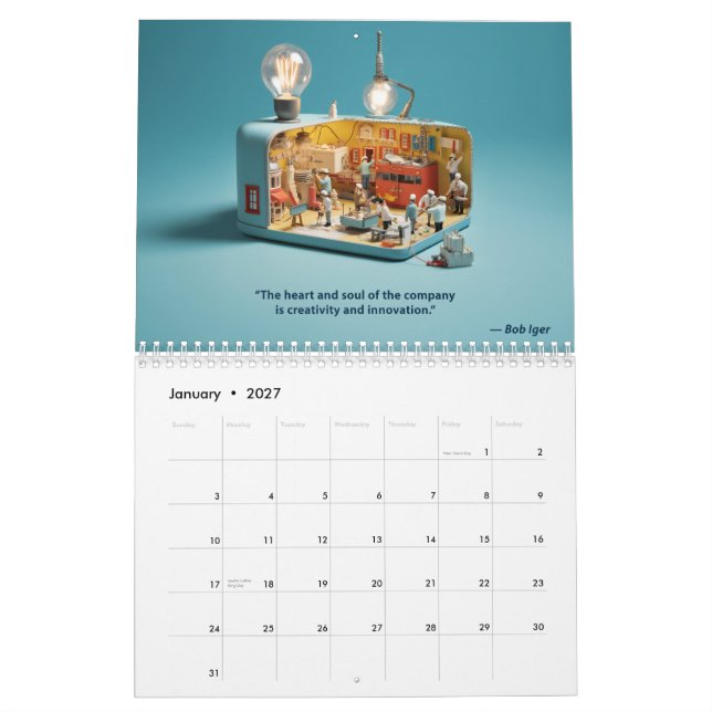 Tec Quotes-Kalender Kalender (Jan 2027)