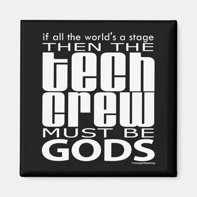 Tech Crew Gods Magnet (Vorne)
