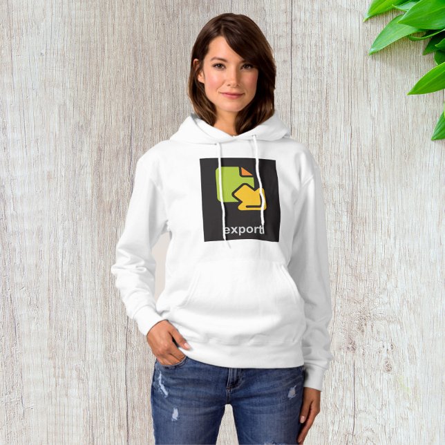 Tech-Export-Symbol Digitale Daten-Datei Hoodie (Von Creator hochgeladen)