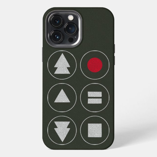 Tech Icons Case-Mate iPhone Hülle (Rückseite)