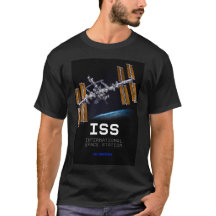 Tech Mens ISS International Space Station schwarz