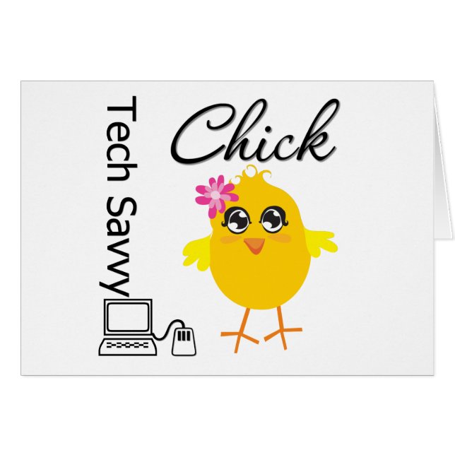 Tech Savvy Chick (Vorderseite (Horizontal))