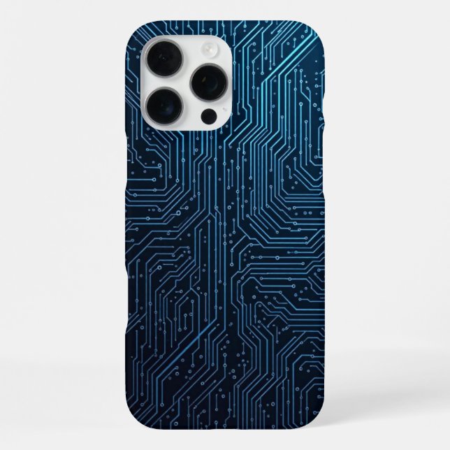 Tech Shield Circuit Case iPhone Hülle (Rückseite)