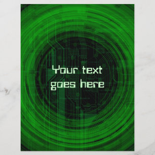 Tech-Style-Flugblatt Flyer