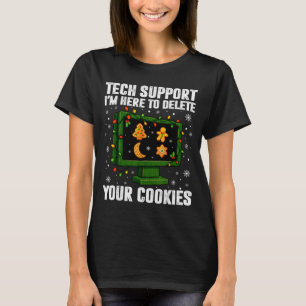 Tech-Support Löscht Eure Cookies Männer Hässliches T-Shirt