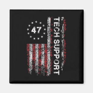 Tech-Support-US-Flagge Weißen Haus Tech-Support D. Magnet