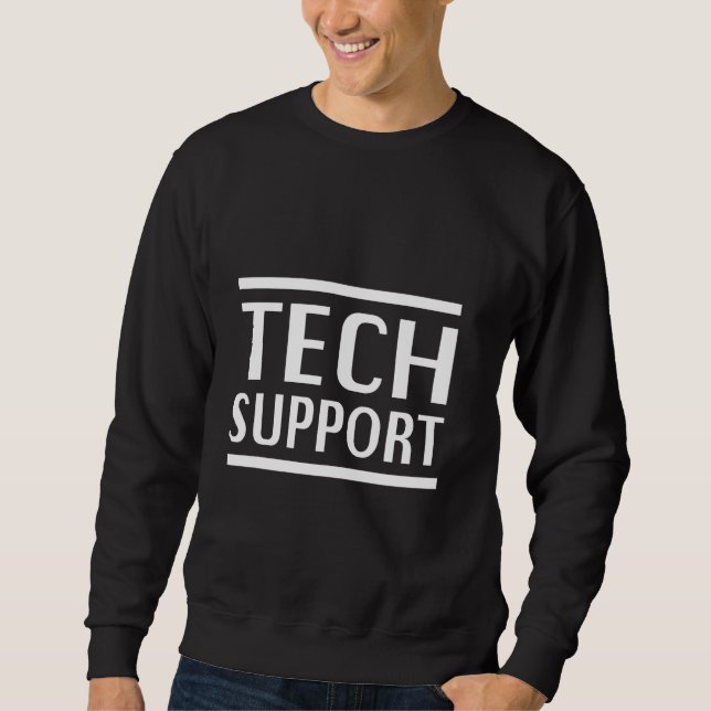 Tech Support White House Funny Nerd IT for Men Wam Sweatshirt (Vorderseite)
