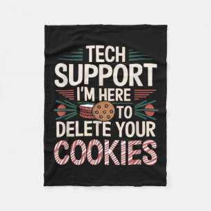 Tech unterstützt, dass ich hier bin, um deine Cook Fleecedecke