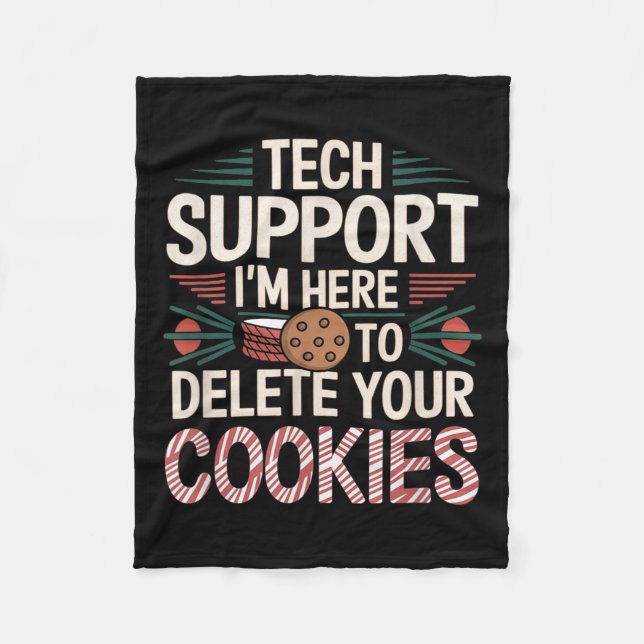 Tech unterstützt, dass ich hier bin, um deine Cook Fleecedecke (Vorderseite)