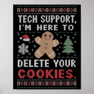 Tech unterstützt, dass ich hier bin, um Ihre Cooki Poster