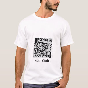 Tech‑Wear QR Code Shirt” T-Shirt