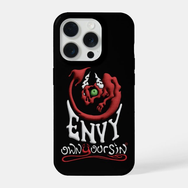 Tech Your Sin Envy iPhone Hülle (Rückseite)