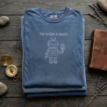 Tech-Zitat-Roboter-Zukunft Unisex-T-Shirt