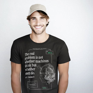 Tech Zitate Maschinen denken an künstliche Intelli T-Shirt