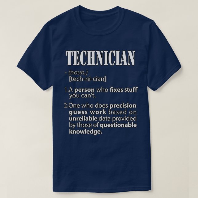 Technician  T-Shirt (Design vorne)