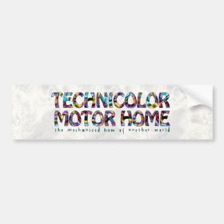 Technicolor Motor Zuhause Logo Autoaufkleber