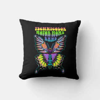 Technicolor Motor Zuhause Psychedelic Butterfly Kissen