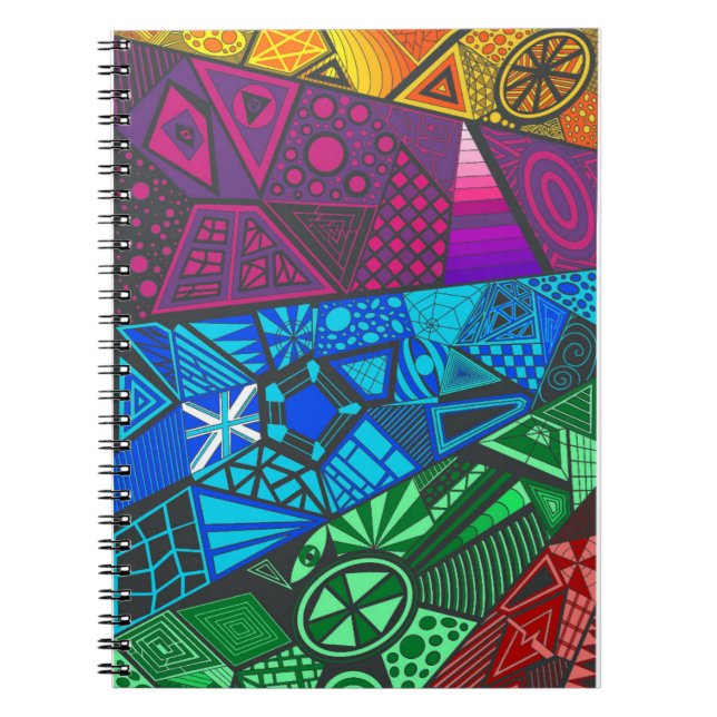 Technicolor Notebook Notizblock (Vorderseite)