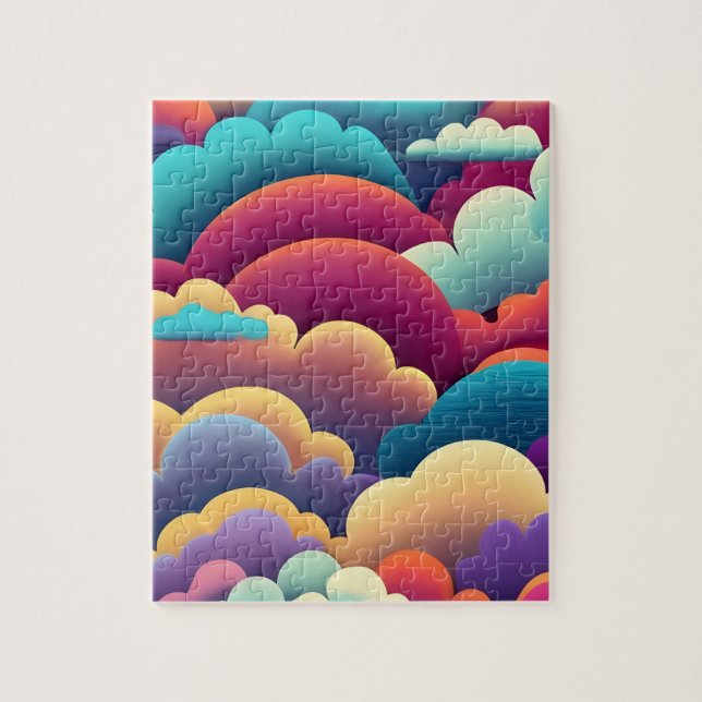 Technicolor Overcast  - Puzzle (Vertikal)