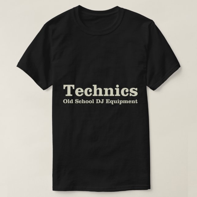 Technics Old School Essential T - Shirt (Design vorne)