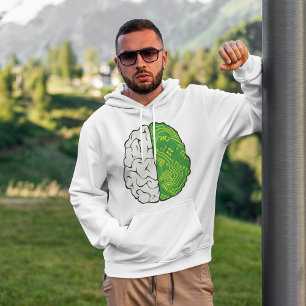 Technik Gehirn Schaltung Motherboard Logik Compute Hoodie
