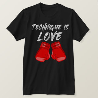 Technik ist Liebe T - Shirt Schwarz