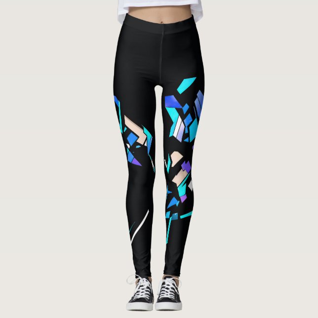 Technik-Stil Leggings (Vorderseite)