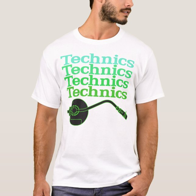Technik-Turntable-T - Shirt (Vorderseite)