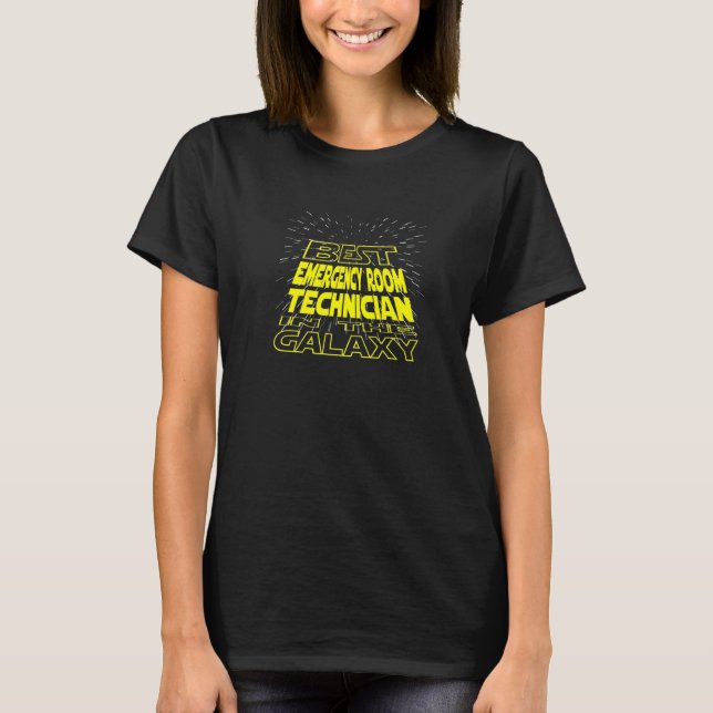 Techniker für Coole Galaxie-Arbeit T-Shirt (Vorderseite)