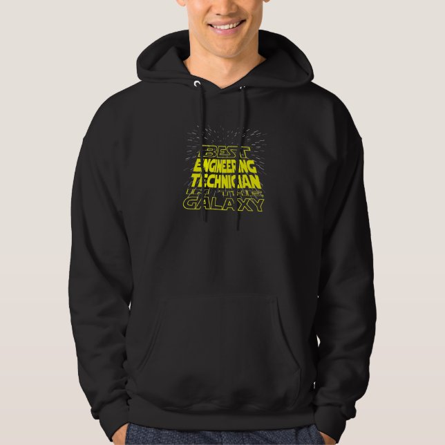 Techniker für Coole Galaxie Hoodie (Vorderseite)