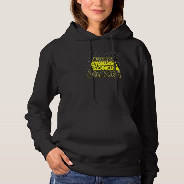 Techniker für Coole Galaxie Hoodie (Vorderseite)