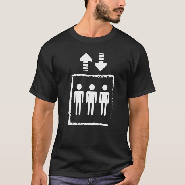 Techniker für den Elevator Mechaniker Premium T-Shirt (Vorderseite)