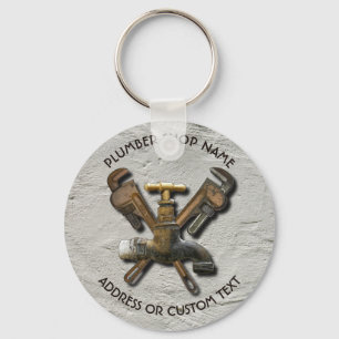 Techniker für die Abwasserentwässerung Schlüsselanhänger