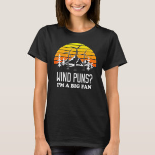 Techniker für Windkraftanlagen mit großer Ventilat T-Shirt